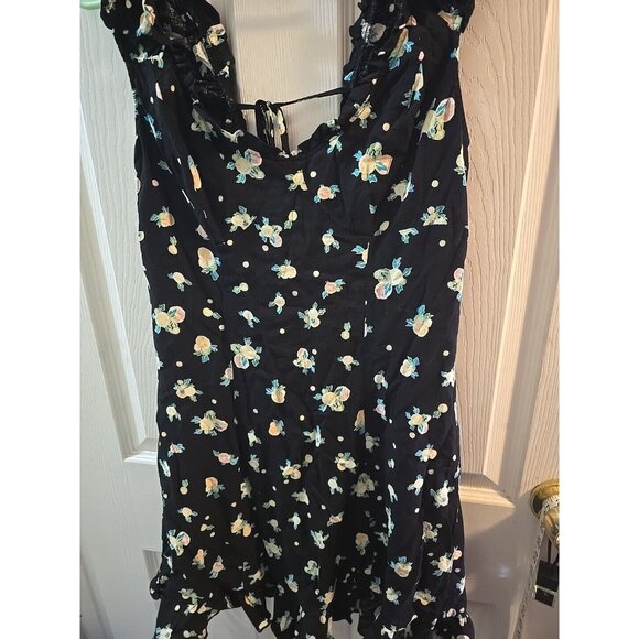 Free People Orange Citrus Summer Dress. Size Medium Sleeveless. - Picture 3 of 16